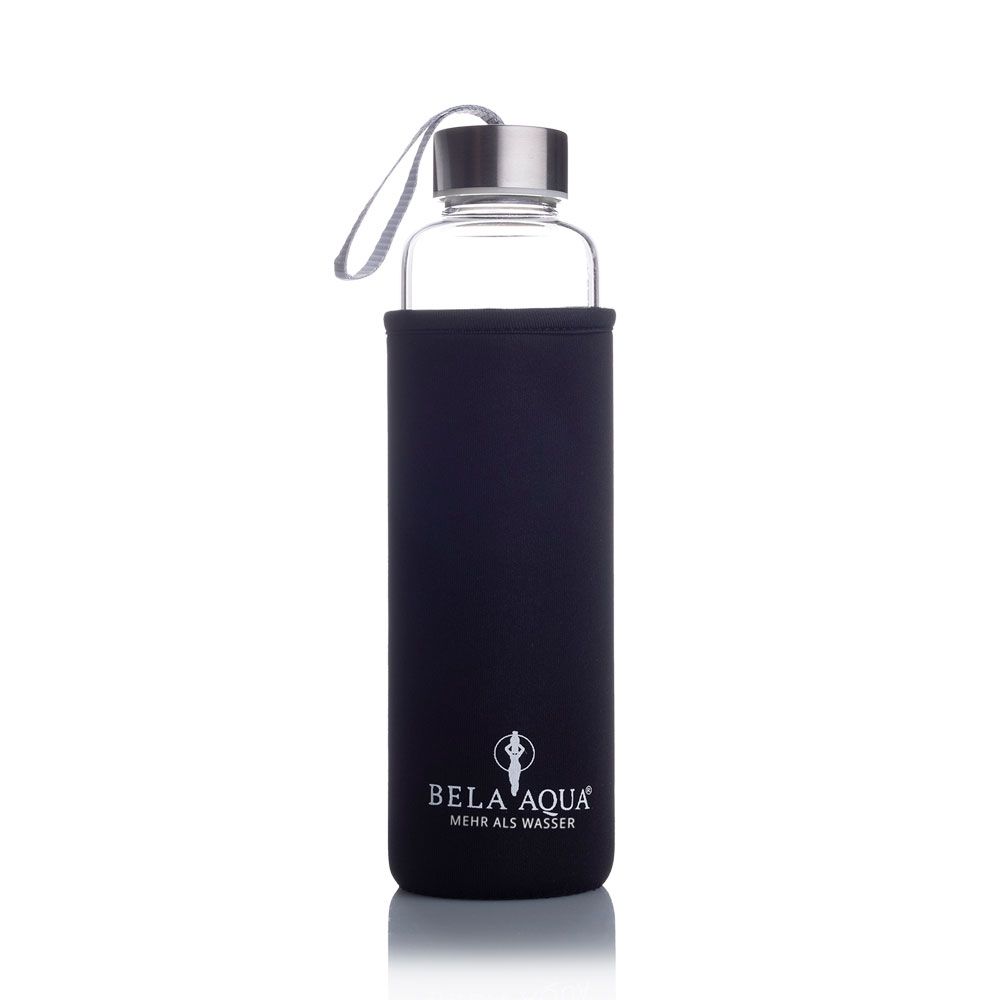 Bela Aqua Trinkflasche &quot;Modern Black&quot;