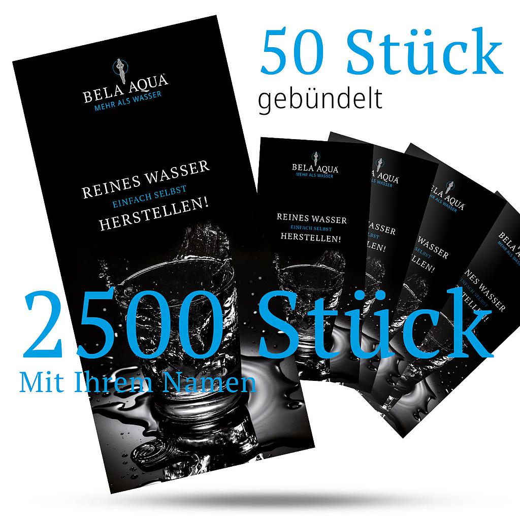 Faltblatt Evolution - 6-seitig - 2.500 Stk.