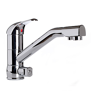 3-Wege-Wasserhahn ROMA Chrom