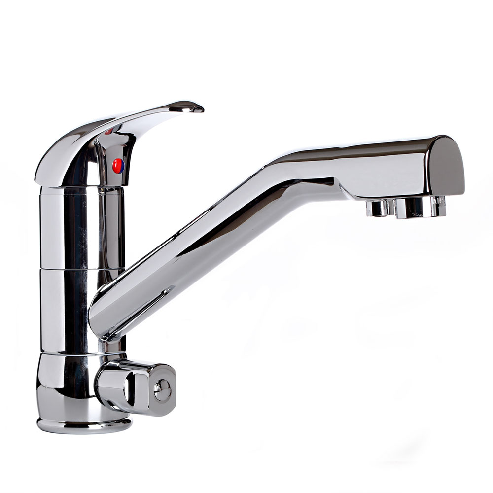 3-Wege-Wasserhahn ROMA Chrom