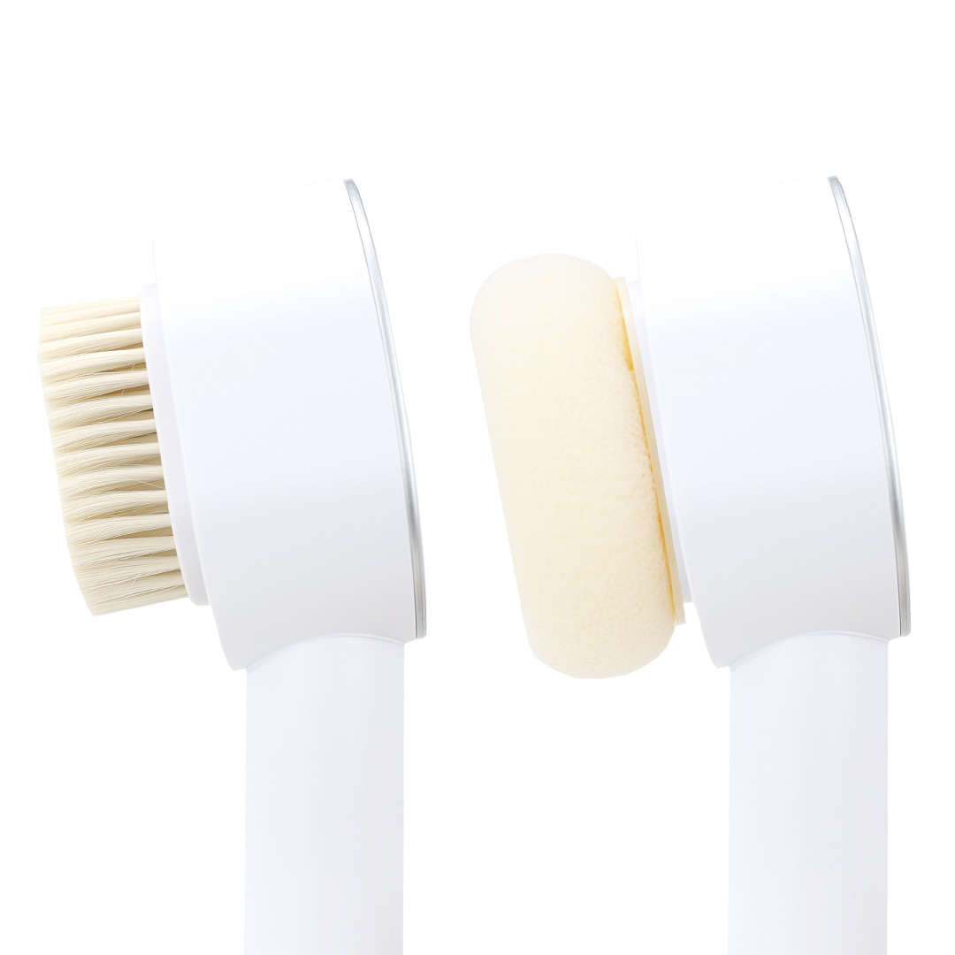 Premium Filterduschkopf - Pflegeaufsätze - Peelingschwamm & Waschbürste